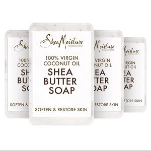 4-pack! SheaMoisture 100% Virgin Coconut Oil 8oz. Bar Soap